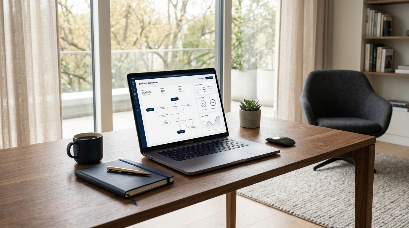 Modern Connected Business Systems and Operations Dashboard